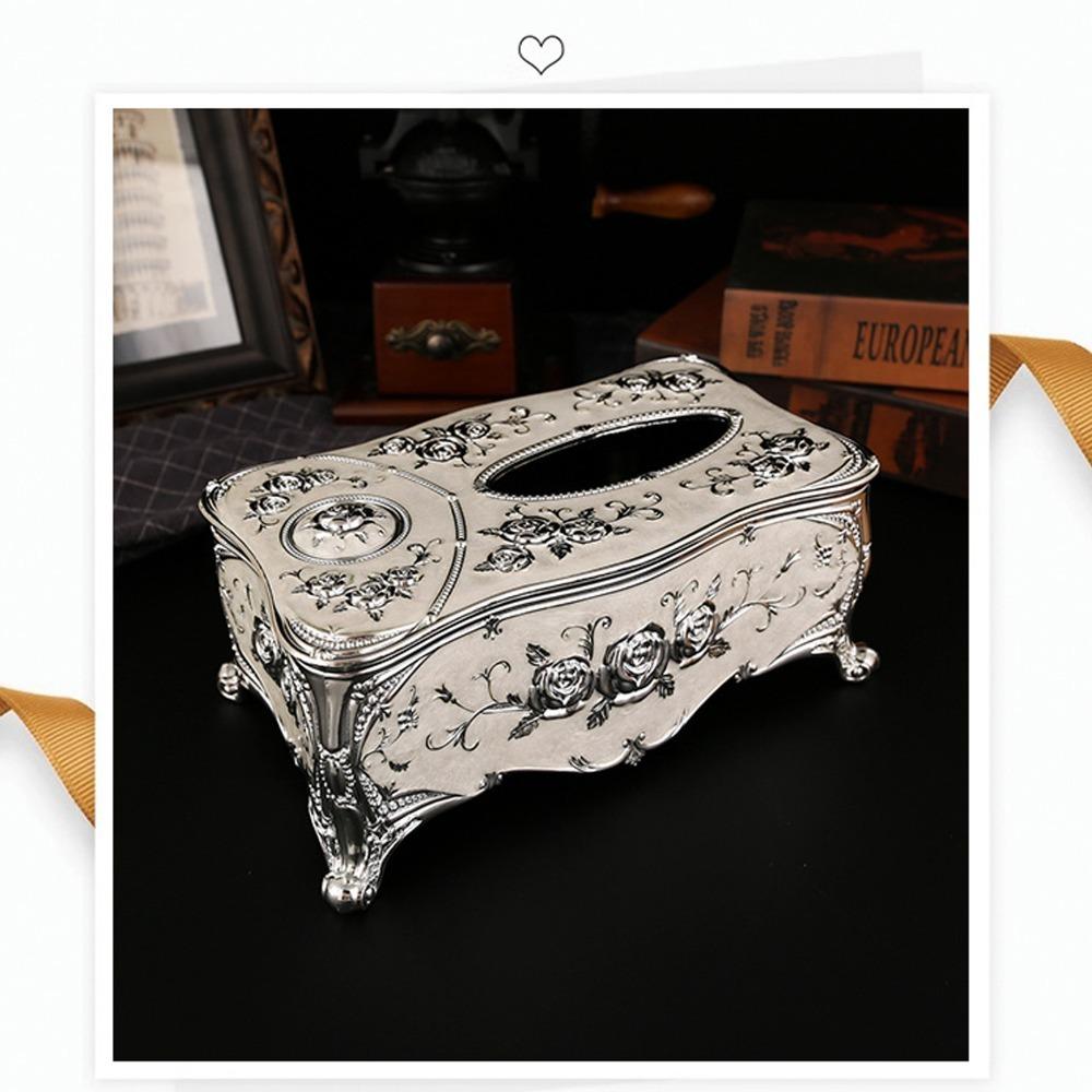 Toothpick Slot Tissue Box Cover Strong PP Tissue Box Holder Decorative Tissue Cover For Office