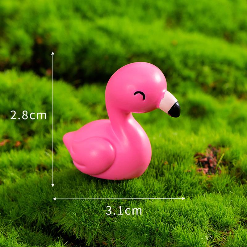 Мох Микроландшафт Украшение Мультфильм Милая Птица Утконос Фламинго Орел Животное Украшение Садовое Украшение