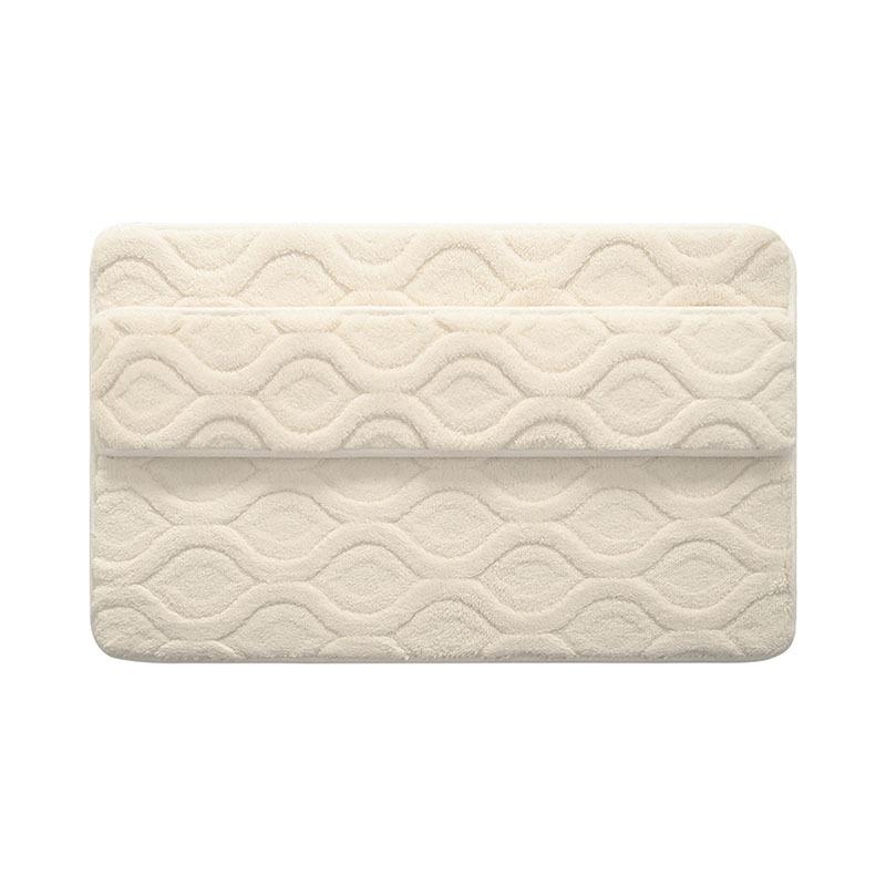 Comfortable Cotton Velvet Jacquard Bathroom Doormats Floor Mats for Entrance Doors, Dirt-resistant Bathroom, Water-absorbing and Non-slip Floor Mats
