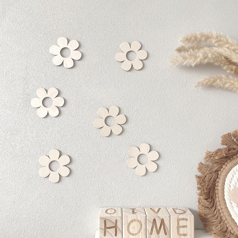 Сделай сам Наклейки на стену Облака 3D Наклейки на стену Милые Деревянные наклейки Настенные украшения Декор детской комнаты