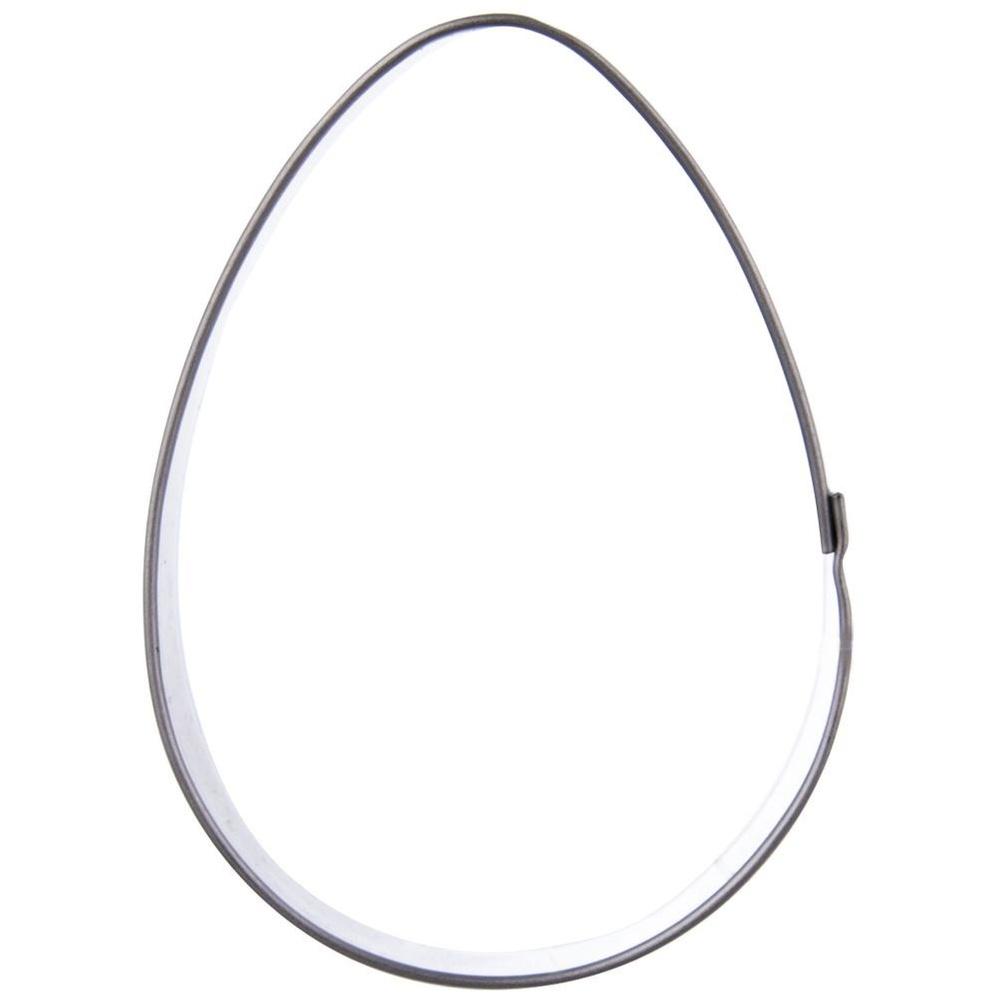 Steel cookie cutter egg 5.5 cm