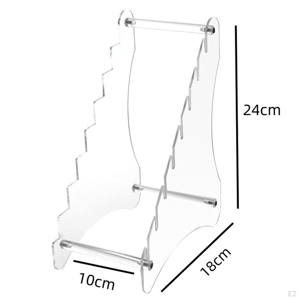 Акриловый настольный держатель для ножей, подставка для лезвия, многофункциональная настольная стойка для хранения