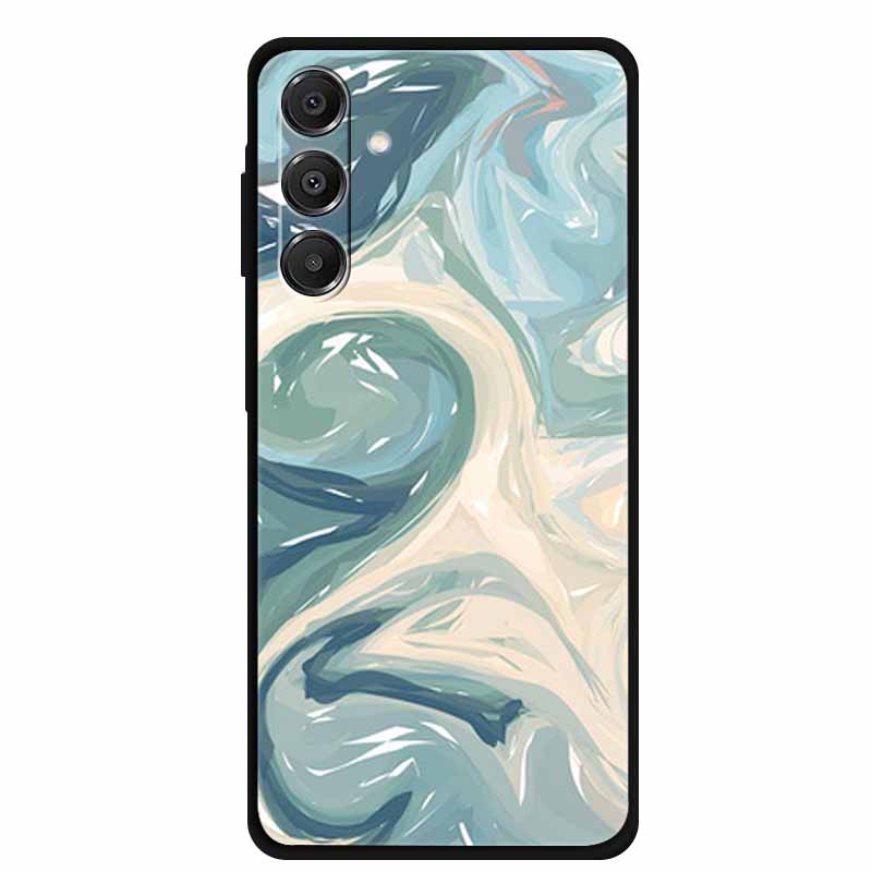 Для Samsung A17 A16 A15 4G 5G Чехол Мраморный ТПУ Мягкий Силикон Задняя Крышка Чехлы для Телефонов для SamsungA17 Водонепроницаемый Прозрачный Para