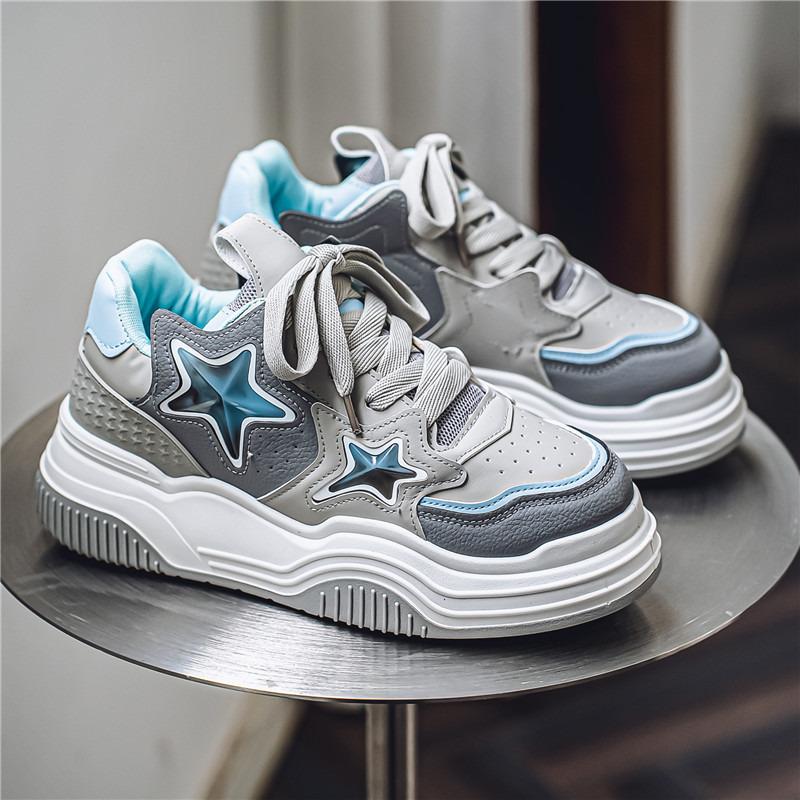 Обувь для скейтбординга на платформе для мужчин, модная мужская дизайнерская обувь для звезд, модные повседневные мужские кожаные кроссовки zapatillas de hombre