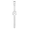 BERING Pebble Watch 18034-007 - Белый Нержавеющая сталь с сетчатым браслетом - Сапфировое стекло