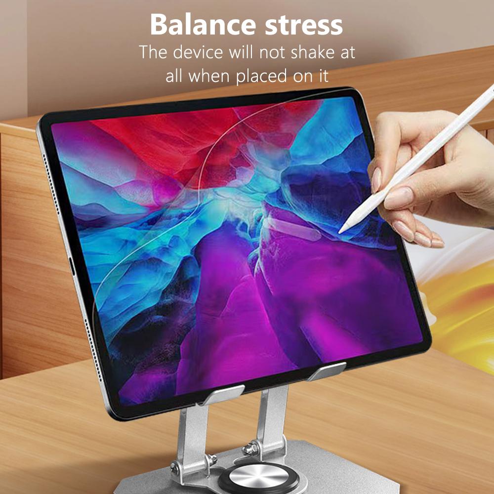Foldable Laptop Bracket 360 Degree Rotation Tablet Holder Computer Base Stand Heat Dissipation