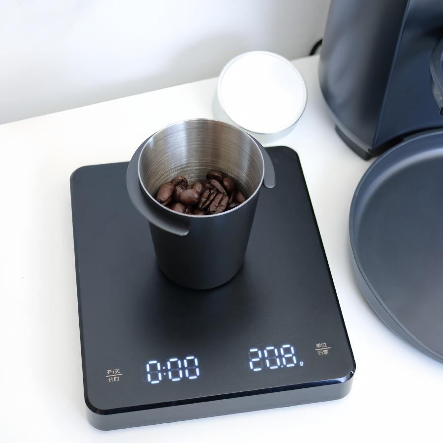 304 Stainless Steel Coffee Powder Cup Dosing Cup Scent Cup Coffee Machine Handle Powder Collector Espresso Machine Accessories