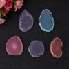 5Pcs 30-40mm Multi Uses Natural Irregular Shaped Agate Slices Lot DIY Decoration Supplies