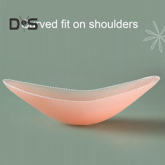 1 пара подплечников для высоких и низких плеч 3D самоклеящиеся силиконовые противоскользящие губчатые подплечники пуш-ап подплечники устойчивые к поту гладкие изгибы одежда своими руками