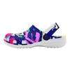 Printed Slip On EVA Clogs Women Men Lightweight Breathable Garden Shoes Beach Pool Bathroom Home Casual Sandals Travel Wear