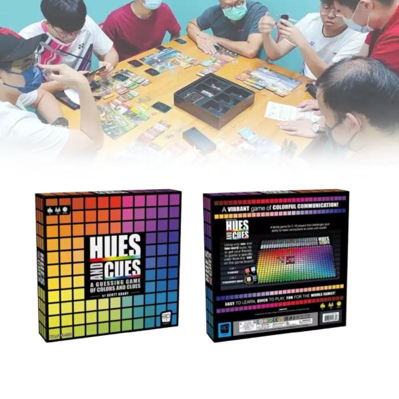Hues And Cues A Guessing Game Of Colors Clues Puzzle Toy With Plastic Components For Family And Party Activities
