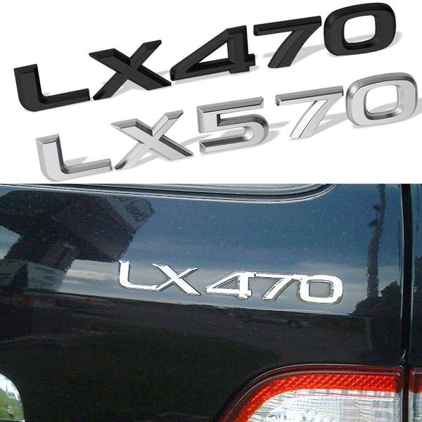 Black edition S LX470 LX570 Автомобильная наклейка для LX задняя дверь багажника значок эмблема буквы наклейки отделка замена аксессуаров