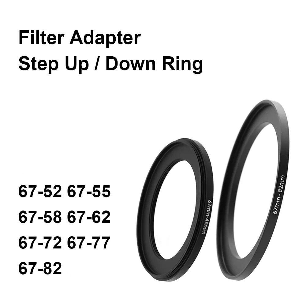 67mm - 82mm Step Up Rings Lens Hood Lens Adapter Filter Universal Camera Ring Adapter DSLR Camera