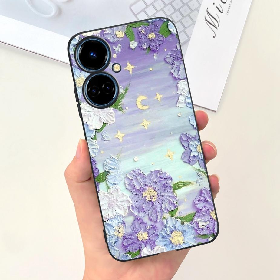 For Tecno Camon 19 Pro Case Camon19 Neo Cute Dinosaur Cartoon Cover Soft Phone Case For Tecno Camon 19 Neo Camon19 Pro 5G Bumper