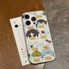 Смешной аниме GINTAMA Для IPhone 17 16 15 Plus Pro Max 12 14 Plus 11 13 Волна Гофрированная Полоска Funda Чехол для телефона