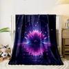 Glowing Lotus in Serenity print blanket soft and cozy perfect for the living room bed sofa or a nap,gift