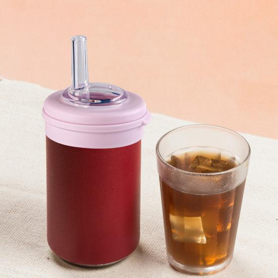 Крышка для банок из-под газировки многоразового использования с трубочкой, не содержащая бисфенол А, силиконовая крышка для стандартных банок, непроливающиеся крышки для банок с колой и пивом