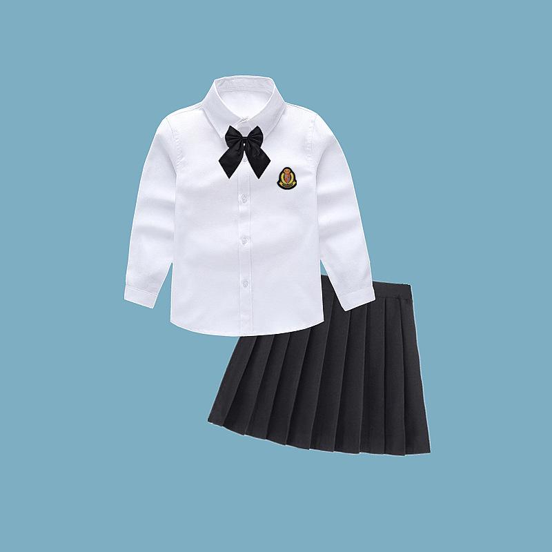 Белый школьный костюм с длинным рукавом для мальчика – Универсальная одежда для выступлений ко Дню защиты детей 1 июня