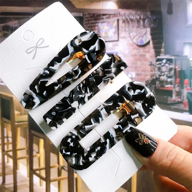 Корейский модный красочный ацетатный комплект из 3 шт./компл., набор заколок для волос, шпилька для женщин и девочек, заколки, аксессуары, ювелирные изделия, заколка для волос, головной убор