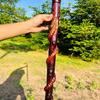 Деревянная трость для ходьбы, трость для ходьбы в виде головы змеи и орла для взрослых, рождественский подарок