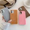 Velvet Winter Fabric Phone Case For Iphone 13 12 Mini 11 14 Pro Max Xs Xr 8 7 6s Plus Soft Warm Fur Hairy Fuzzy Plush Back Cover