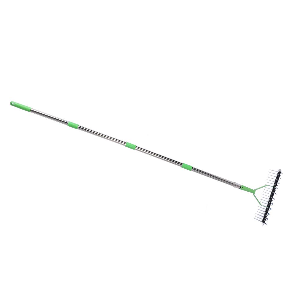 Грабли для соломы, газон, соломорез, нержавеющая сталь, металл, газон, сад, почва, инструмент для ухода за газоном