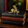 Механическое Жук-Орнамент 3D Печать, Шарнирная Пчела Игрушка-Антистресс, Гибкая Фигурка с Сочленениями и Брелоком, Динамичная Позируемая Статуэтка Насекомого