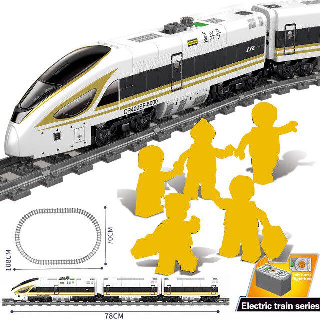 City Electric Revival Train Tracks Rail Power Function Technic Creator Building Blocks Bricks Toys