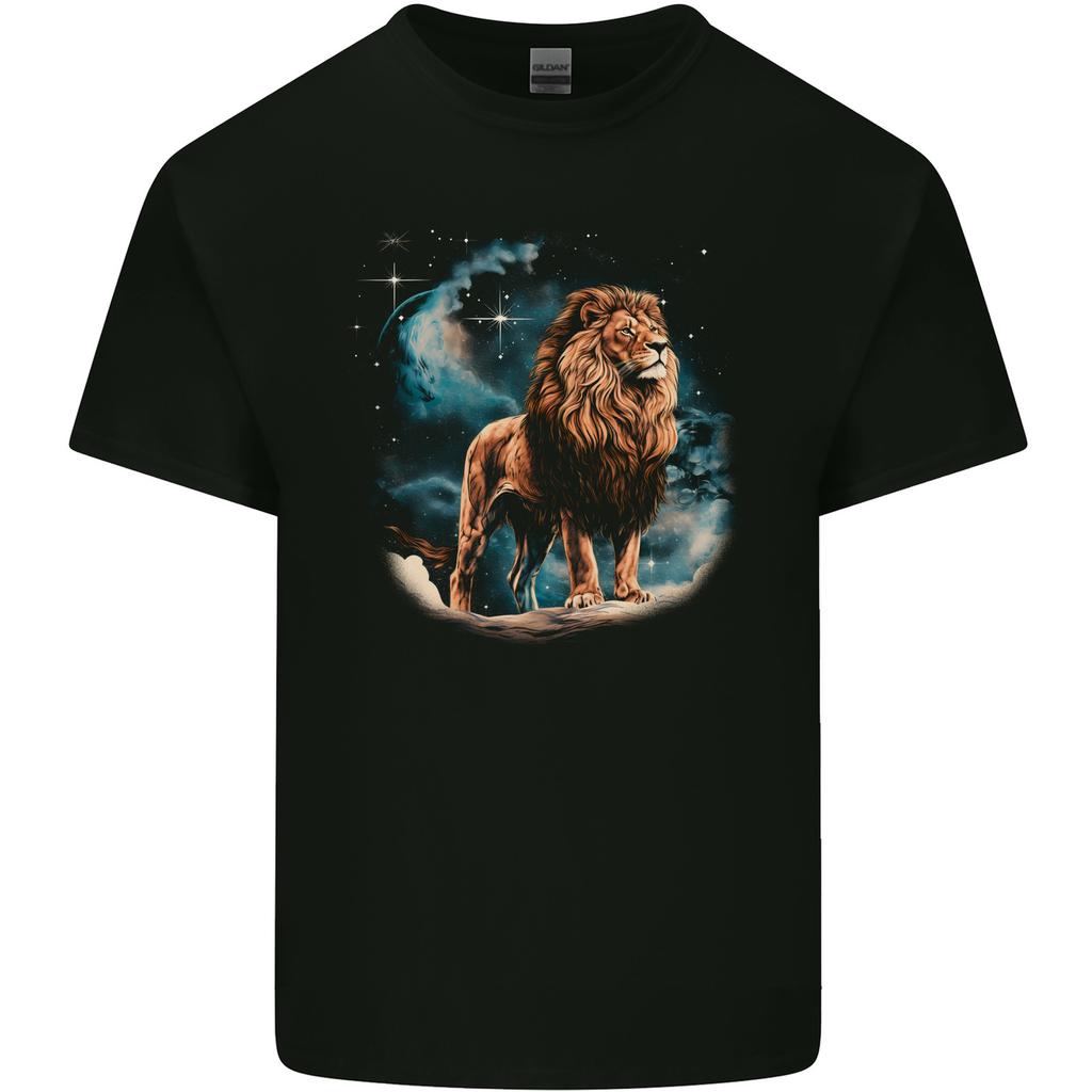 Majestic Fantasy Lion Unisexs Light Cotton TShirt