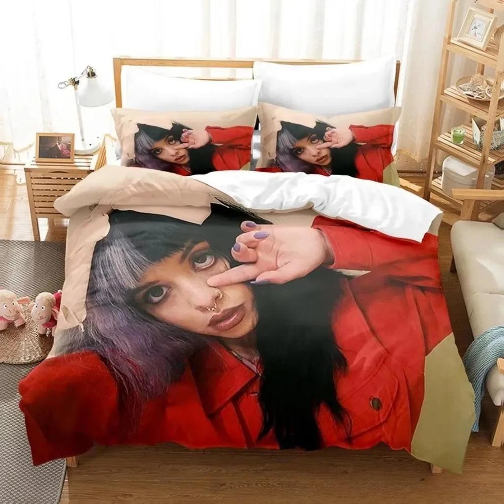 Melanie Martinez Merch Bedding Set Single Twin Full Queen King Size Bed Set Aldult Bedroom Duvetcover Sets bed sheet set