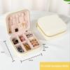 Jewelry Organizer Display Travel Jewelry Case Boxes Portable Jewelry Box Leather Storage Joyeros Organizador De Joyas KTY