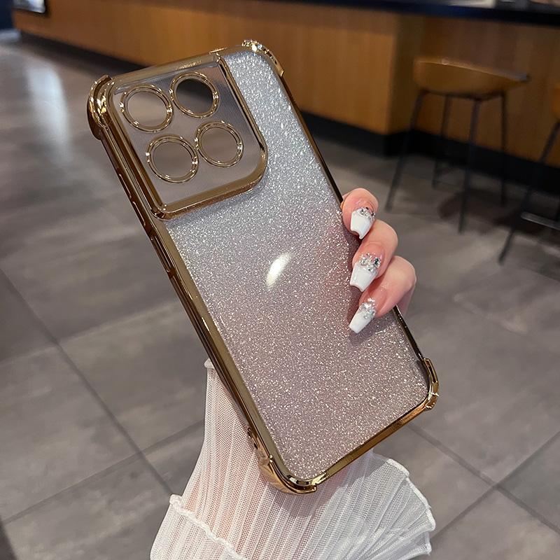 Роскошный чехол с блестящим покрытием по краю для Motorola Signature Moto G77 G67 G86 Power G56 G66J/Y Edge 70 Ultra 60s Fusion 50 Pro
