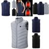 Comfortable Women Mens Electric Vest Heated Cloth Jacket Usb Powered Body Warmer