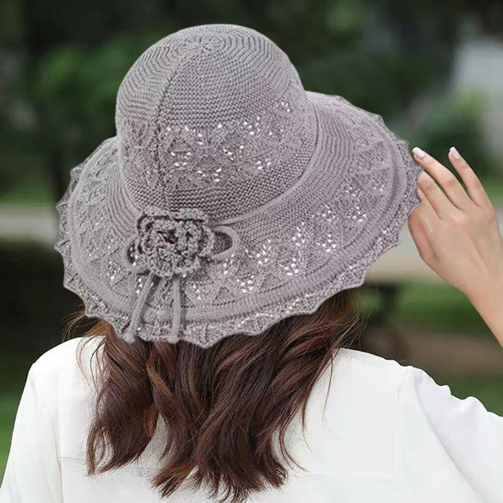 Adjustable Cap Buckets Hat Women Lady Girl Hat Sun Hat Straw Hat Fisherman Hat Spring Summer