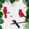 Bird Feather Christmas Bird Simulation Bird Garden Decoration Bird Foam Fake Bird