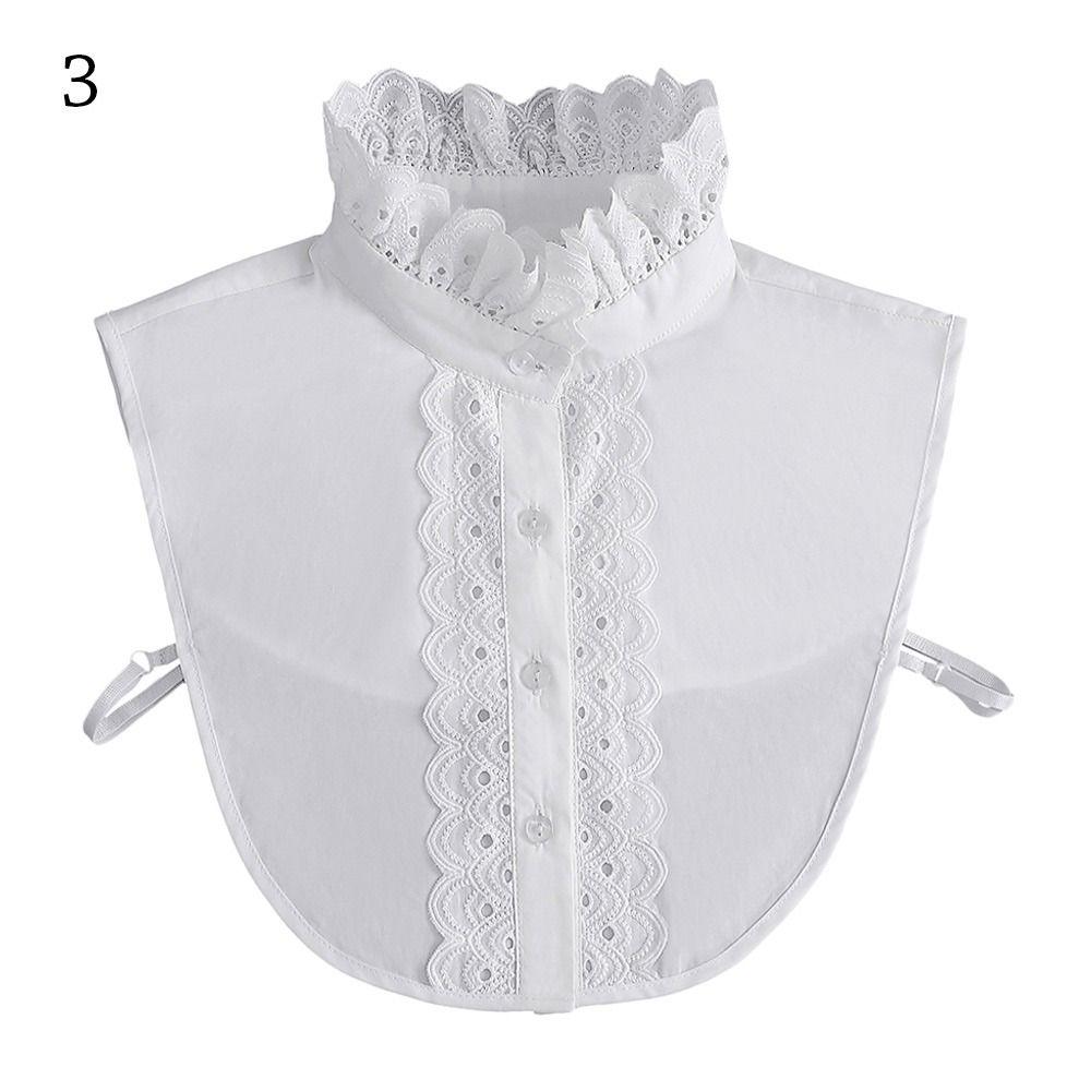 Хлопковая рубашка с искусственным воротником, классическая одежда, аксессуары, модная блузка, накладной воротник