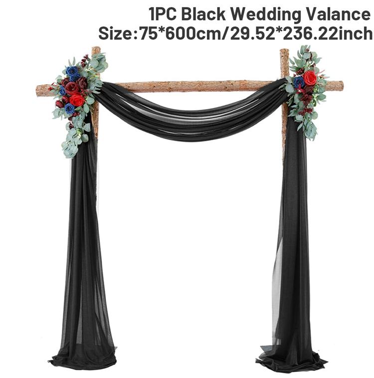 Свадебная арка драпировка шифоновая ткань драпировка занавеска драпировка свадебный сценический фон драпировка подвесной декор церемония прием декор