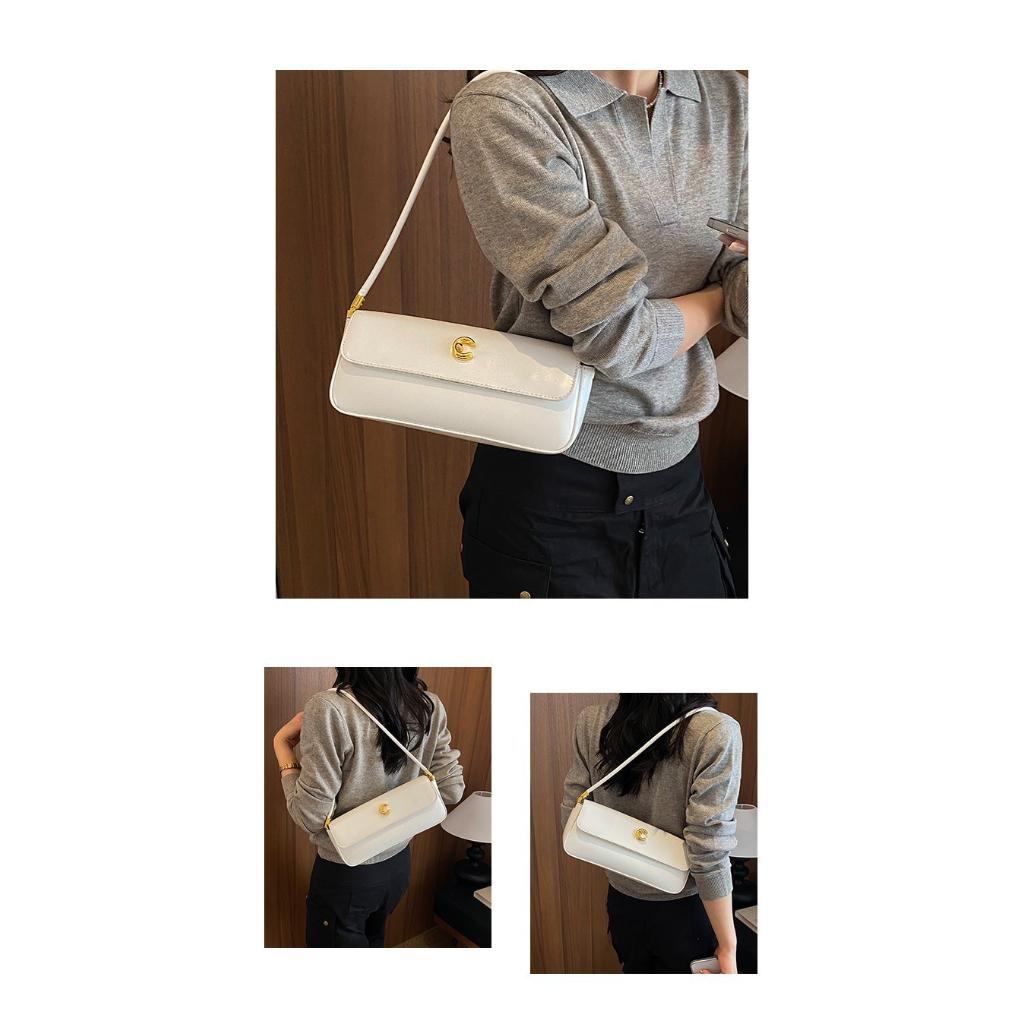 Xeie Thuk Shoulder Crossbody Bag Women PU Minimalist Daily Commute