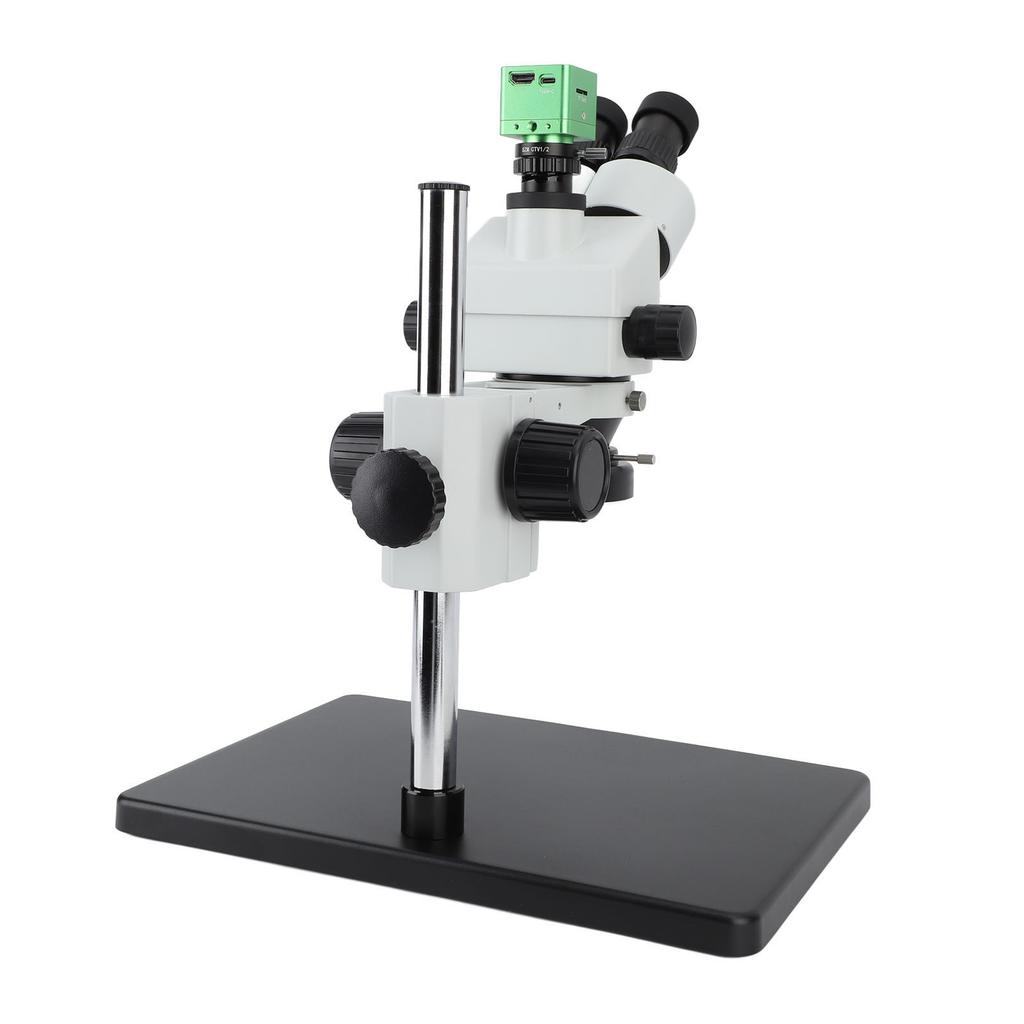 7x - 45x Тринокулярный микроскоп Камера Вращающаяся 4K 41MP 1080P USB Камера для микроскопа со штативом Светодиодная подсветка