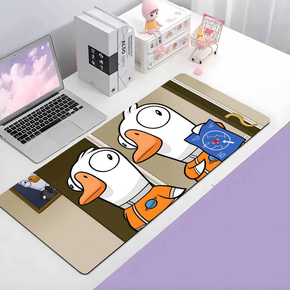 Game Funny GGoose Goose Duck Mouse Pad Large Gaming Mousepad With Thick Stitched Edge NonSlip Desk Mat