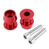 LOYELEY Комплект из 2 болтов M88 мм для крепления велосипедной стойки, крюк для задней стойки для левого и правого автомобилей Honda Suzuki Yamaha, универсальный крепежный болт (красный)