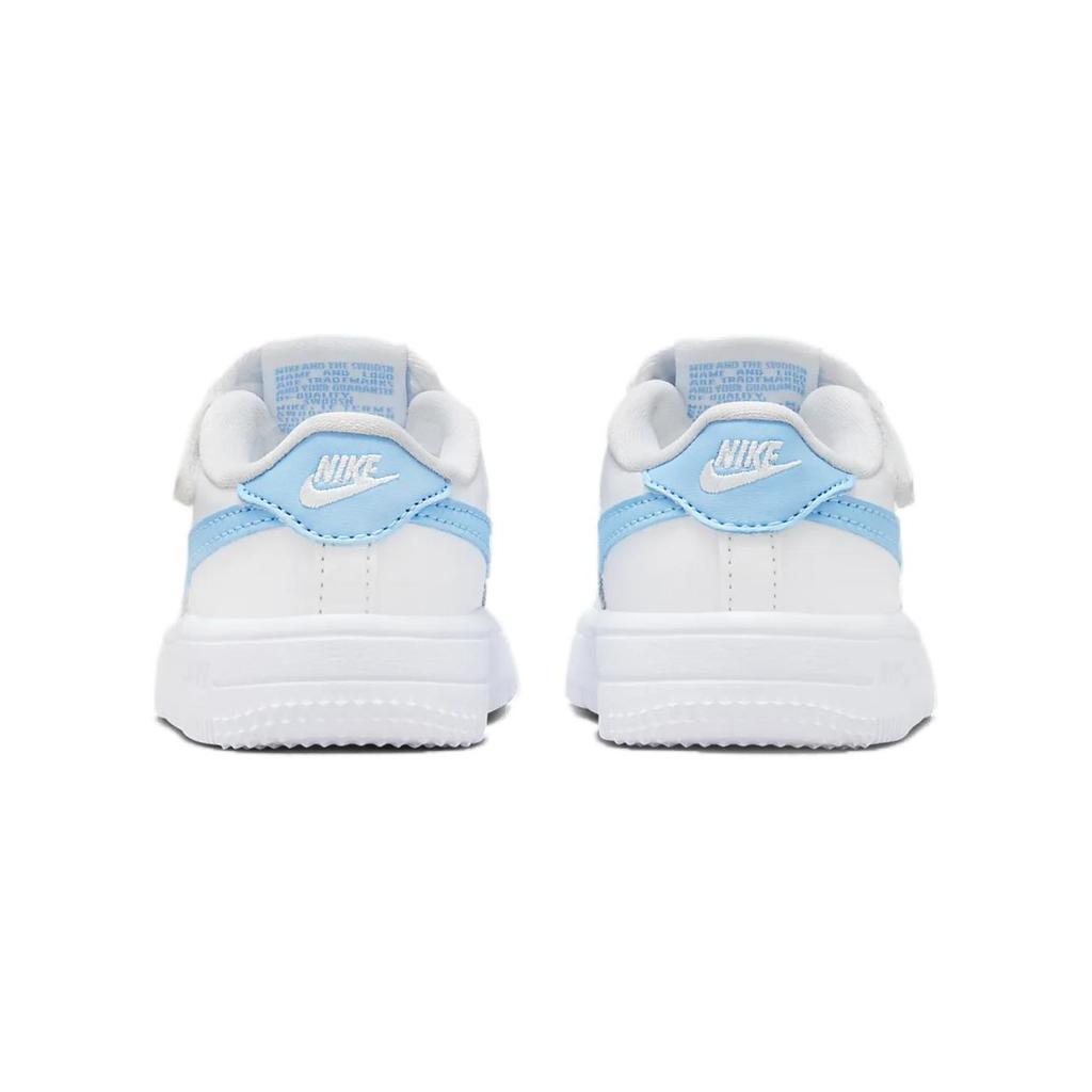 Nike Force 1 Low EasyOn TD White Aquarius Blue Baby Sneakers FN0236-107