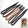 Hairband Ladies Popular Bandeau Synthetic Hair Plaited Plait Fashion Braided Elastic Charming Headband