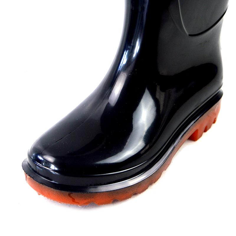 2025 Wellington PVC Plastic Safety Gumboots with Steel Toe Safety Rain Boots with Steel Shank Plate Rain Boots Wholesale