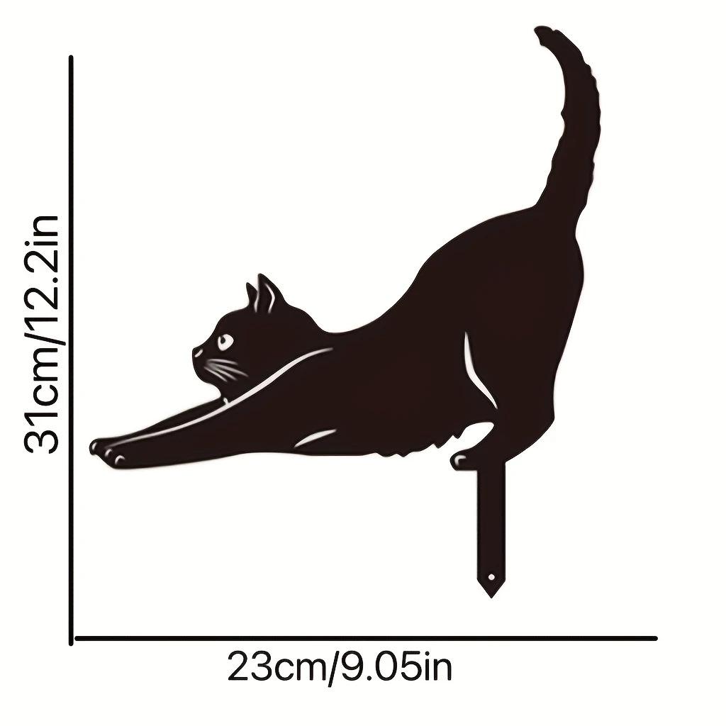 Знак-вставка в землю Металлический Крест для Садовой Декорации