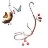 Banana Hanger for Butterflies Outdoor Banana Hammock Butterfly Feeder Metal Banana Holder for Attracting Butterflies