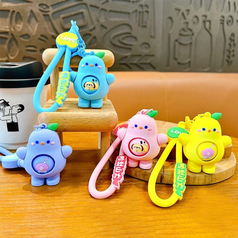 Брелок-подвеска в виде банана с меняющимся лицом в виде коалы, щенка, вращающейся груши, мультяшный рюкзак, декор