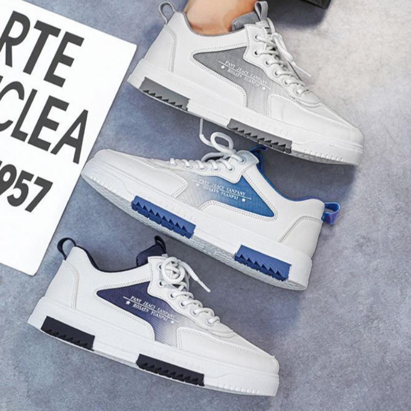 Универсальная белая обувь для мужчин Летняя повседневная дышащая обувь с сетчатыми вставками Модная спортивная обувь для мужчин с увеличением роста