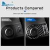 Настоящее мягкое углеродное волокно для Chevrolet Camaro 2010 2011 2012 2013 2014 2015 Аксессуары Отделка салона Кнопка переключателя фар