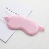 Breathable Sleep Mask Polyester Breathable Eye Mask Simulation Silk Eye Mask  Travel Use